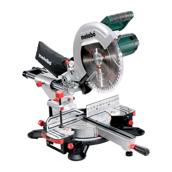 Metabo KGS 305 Manuels