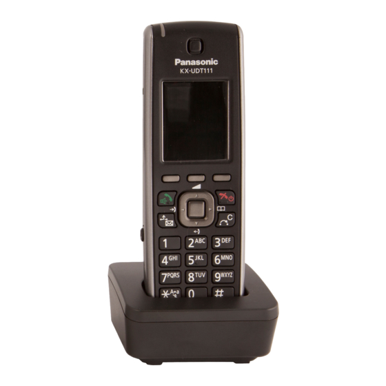 Panasonic KX-UDT111 Instructions D'utilisation