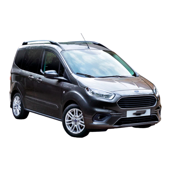 Ford TOURNEO COURIER 2018 Manuel Du Conducteur