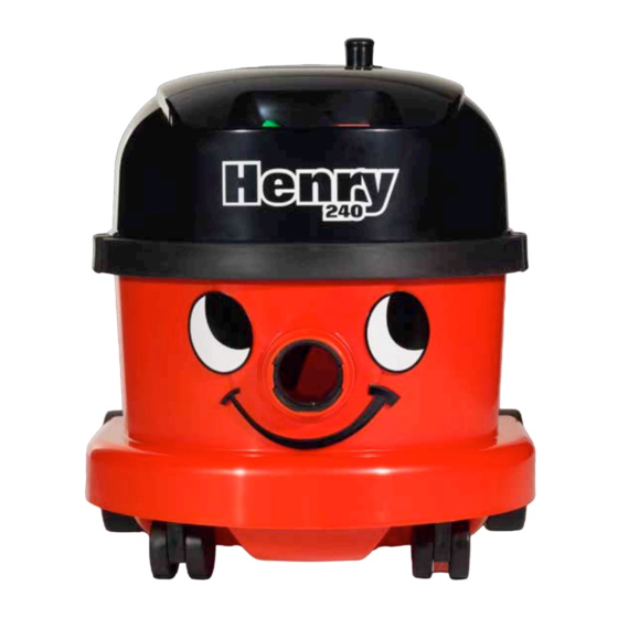 Numatic Henry 240 Traduction Du Manuel D'utilisation D'origine