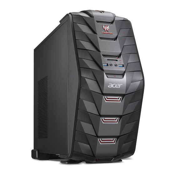 Acer Aspire Predator G3-710 Manuel D'utilisation