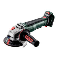 Metabo W 18 LT BL 11-125 Notice Originale