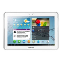 Samsung Galaxy Tab 2 10.1 Mode D'emploi