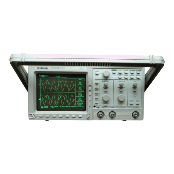 Tektronix TDS 320 Mode D'emploi