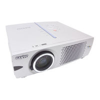 Sanyo PLC-XW20A Mode D'emploi