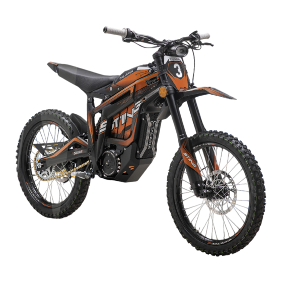 TALARIA STING TL4000 OFFROAD Manuel Du Propriétaire