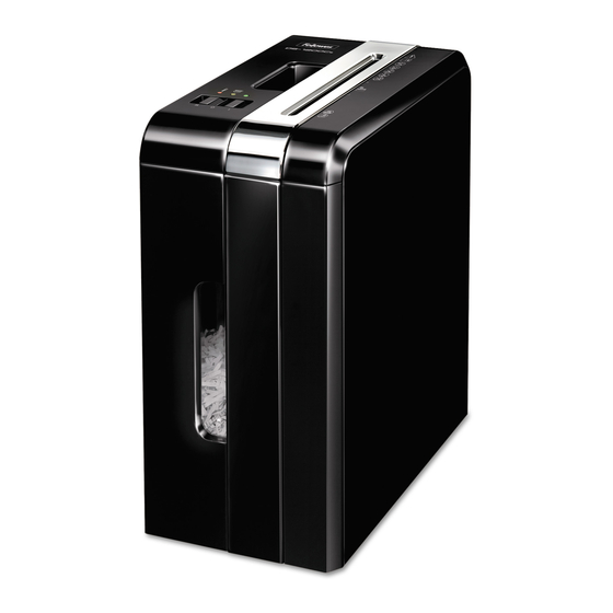 Fellowes POWERSHRED DS-1200Cs Mode D'emploi