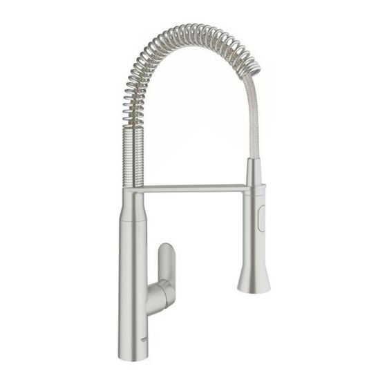 Grohe K7 31379DC0 Mode D'emploi