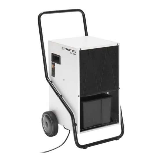 Trotec TTK 140 S Manuel D'utilisation