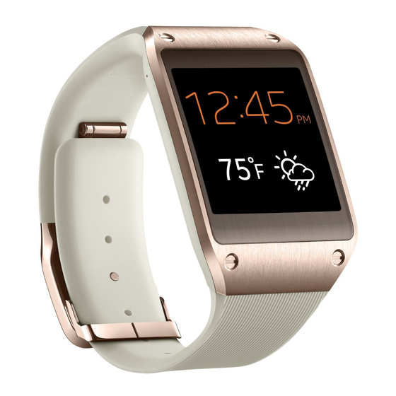 Samsung GALAXY Gear SM-V700 Guide De Prise En Main Rapide