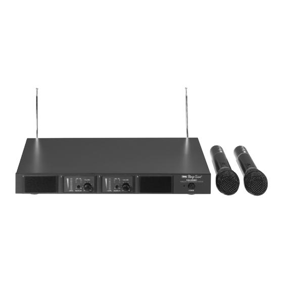 Stage Line electronic TXS-260SET Mode D'emploi