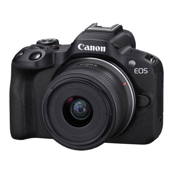 Canon EOS R50 Guide D'utilisation Avancée