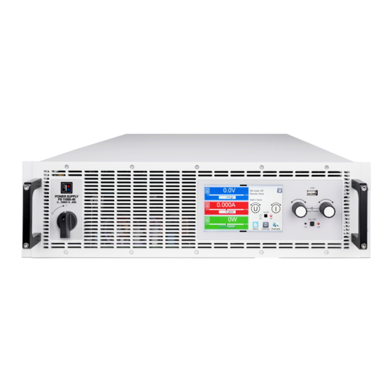 Elektro-Automatik EA-PS 10000 3U Manuel