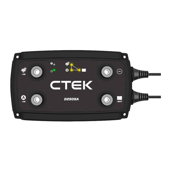 CTEK D250SA Manuel