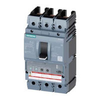 Siemens 3VA61 H 1 Serie Notice D'utilisation