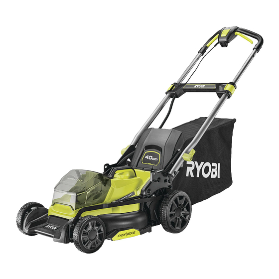 Ryobi RY18LMX40C-240 Mode D'emploi