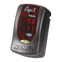 Nonin Onyx II 9550 Mode D'emploi