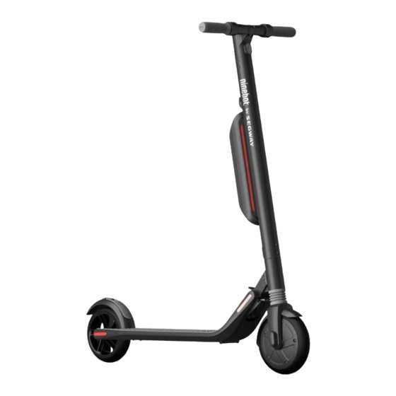 Segway ninebot KickScooter ES3 PLUS Mode D'emploi