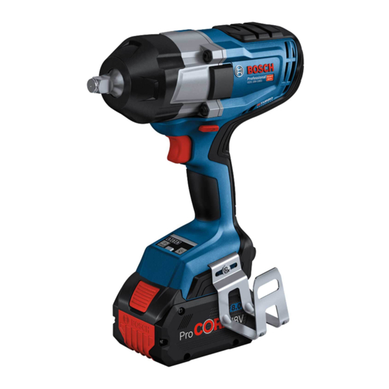 Bosch Professional GDS 18V-1000 Notice Originale