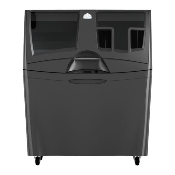 3D Systems ProJet 60 Serie Guide De L'utilisateur