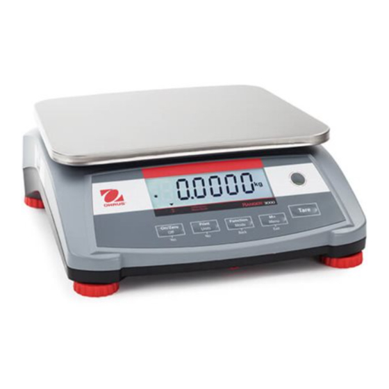 OHAUS RANGER 3000 Manuel D'instructions