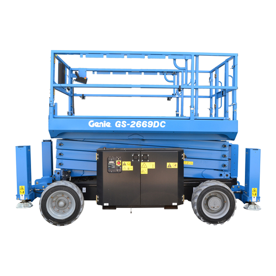 Terex Genie GS-2669DC Manuel De L'opérateur