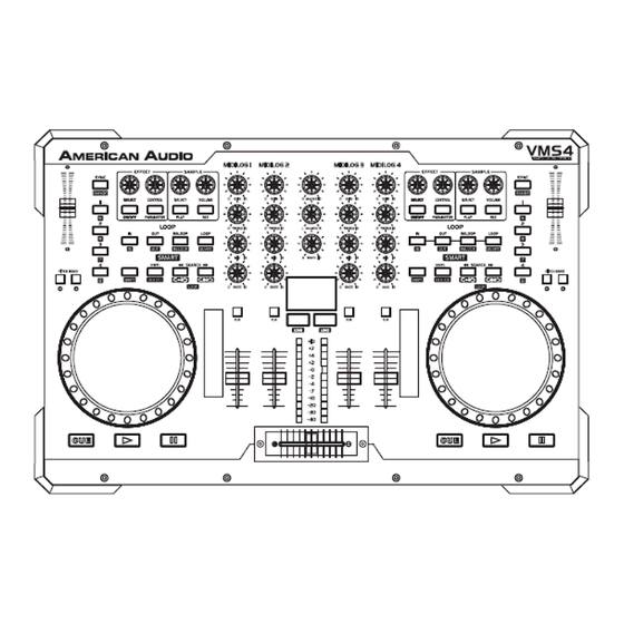 American Audio VMS4 MIDI TABLE Manuel D'utilisation