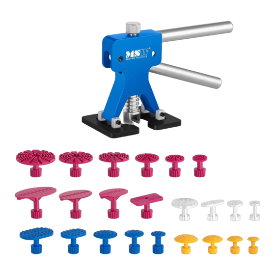 MSW Motor Technics MSW-DENTPULLER.SET8 Manuel D'utilisation
