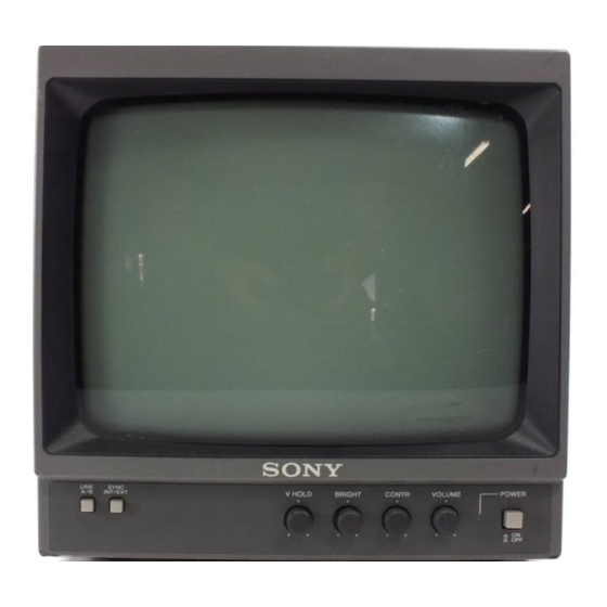 Sony PVM-96E Mode D'emploi