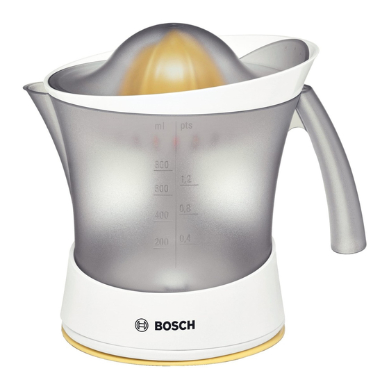 Bosch MCP30 Série Mode D'emploi