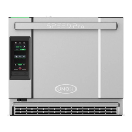 Unox BAKERLUX SPEED.PRO Utilisation Et Entretien