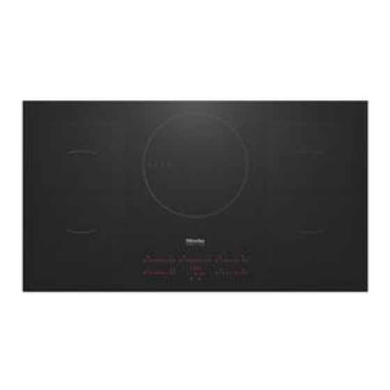 Miele KM6389 Mode D'emploi Et Instructions De Montage
