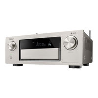 Denon AVR-X4400H Manuel De L'utilisateur