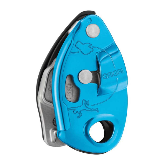 Petzl Grigri Notice Technique