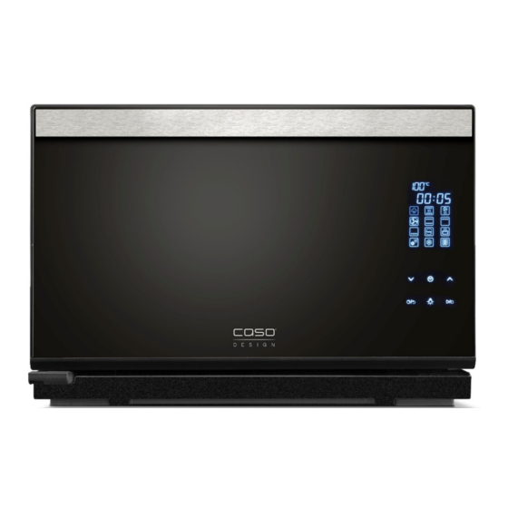 CASO DESIGN Steam Chef Mode D'emploi Original