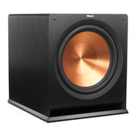 Klipsch R-115SW Mode D'emploi