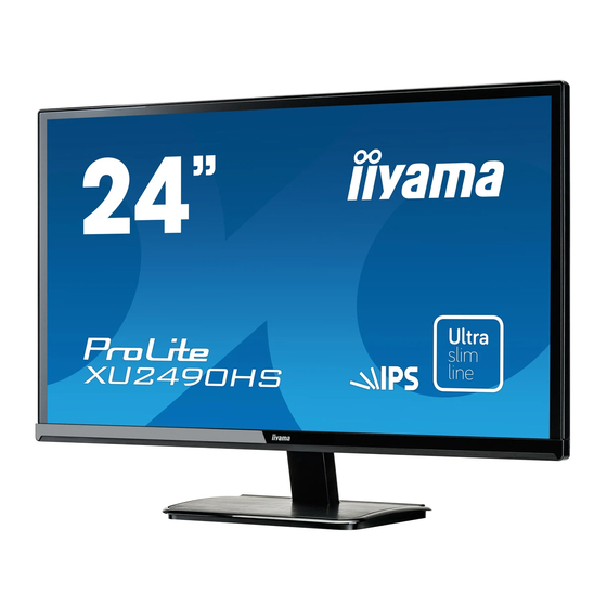 Iiyama ProLite XU2490HS Mode D'emploi