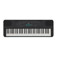 Yamaha PSR-E360 Mode D'emploi