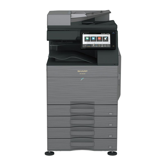 Sharp BP-50C26 Manuel Utilisateur