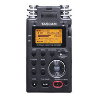 Tascam TEAC PROFESSIONAL DR-100 Mode D'emploi