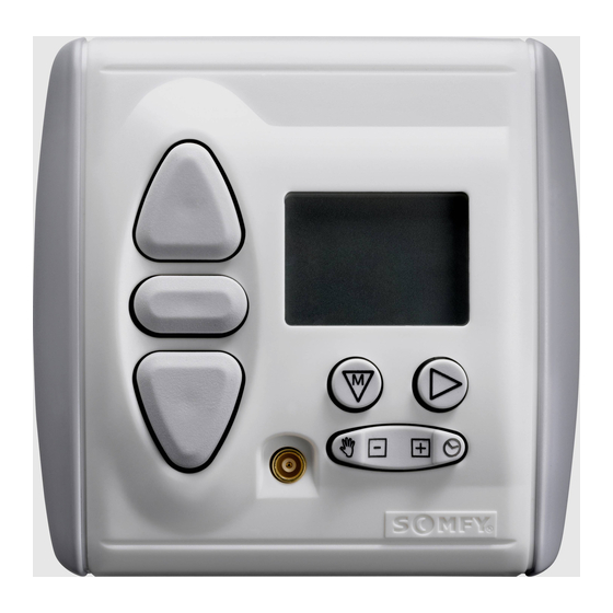 SOMFY inteo Chronis Comfort UNO Notice D'installation