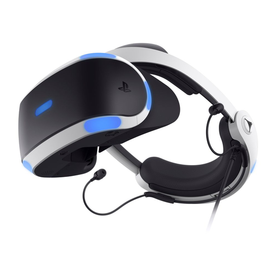 Sony PlayStation VR CUH-ZVR2 Mode D'emploi