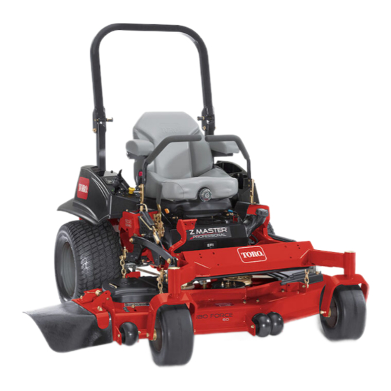 Toro Z Master 5000 Serie Manuel De L'utilisateur