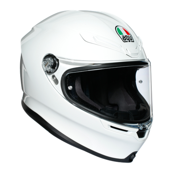 AGV K6 Manuel D'utilisation