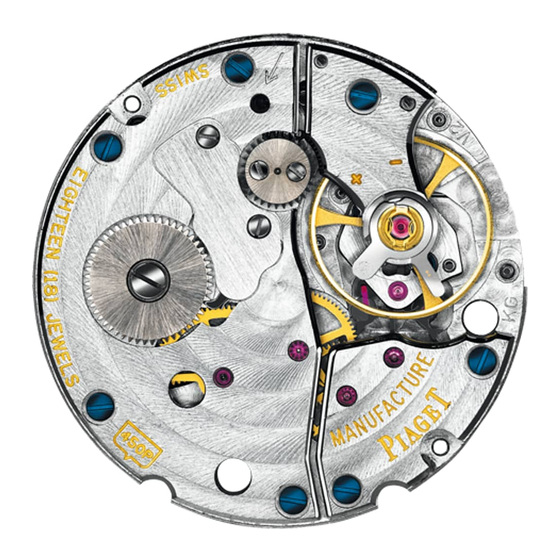 Piaget 450P Manuels