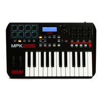 Akai Professional MPK225 Guide D'utilisation Simplifié