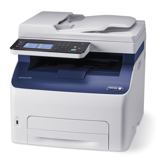 Xerox WorkCentre 6027 Guide D'utilisation Rapide