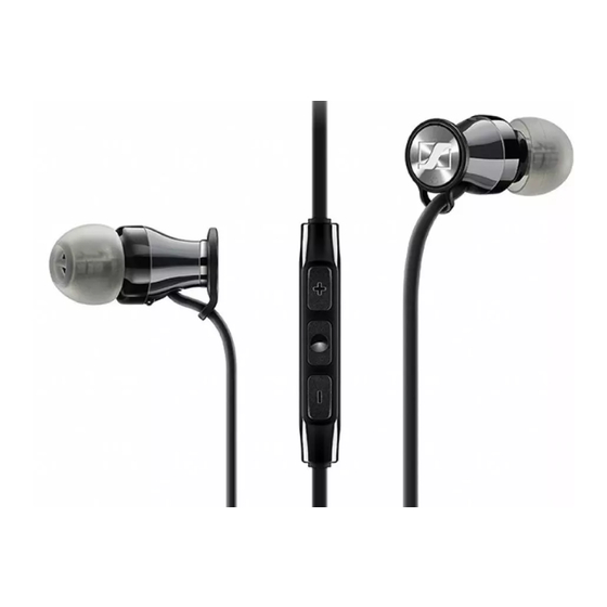 Sennheiser M2 IEi Guide Rapide