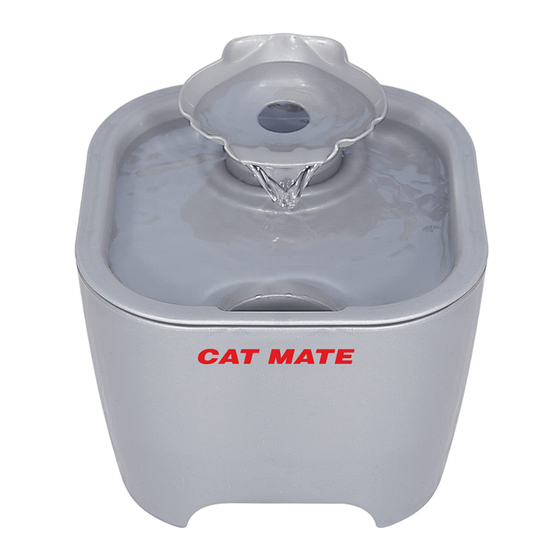Pet Mate Cat Mate Mode D'emploi