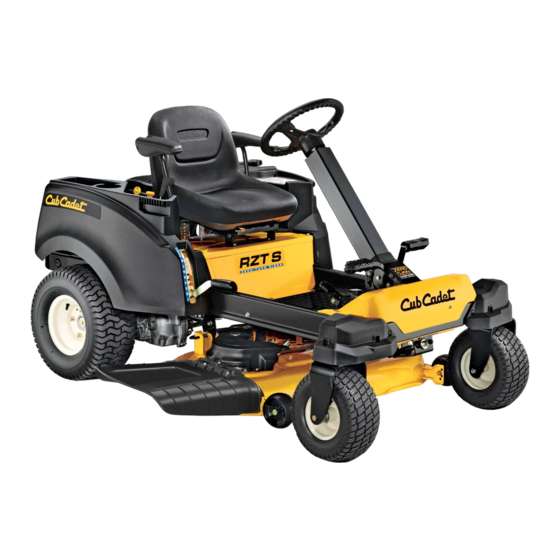 Cub Cadet RZT S Zero Manuels